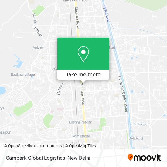 Sampark Global Logistics map