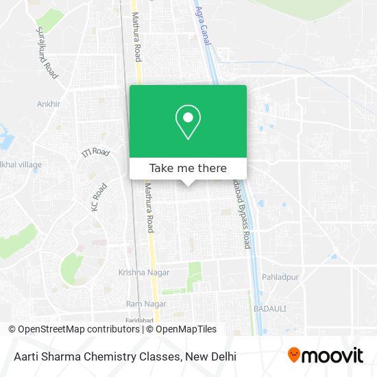 Aarti Sharma Chemistry Classes map