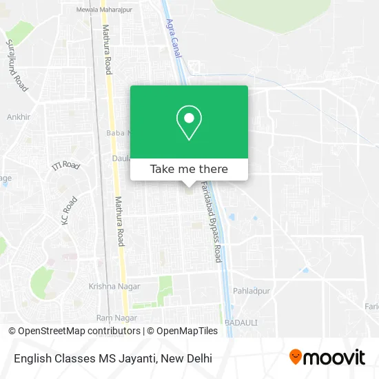 English Classes MS Jayanti map