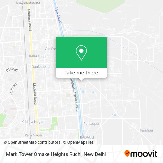 Mark Tower Omaxe Heights Ruchi map