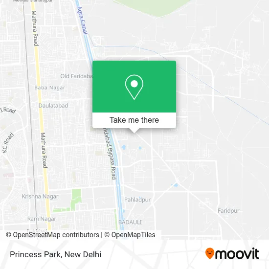 Princess Park map