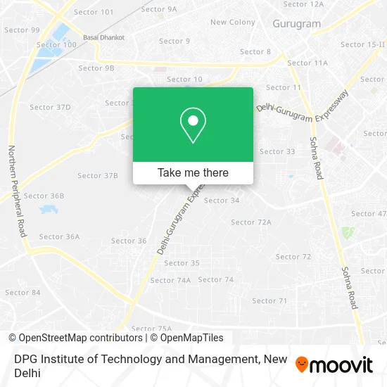 DPG Institute of Technology and Management map