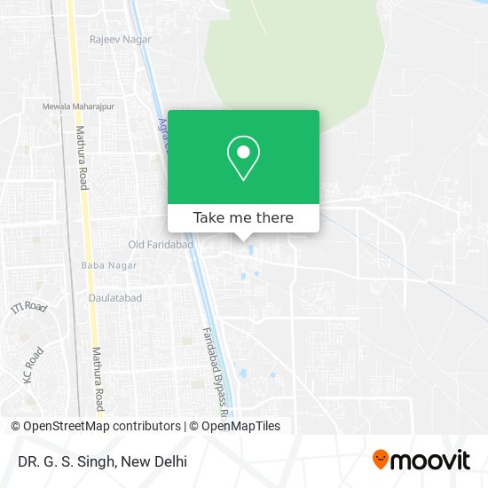 DR. G. S. Singh map