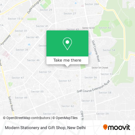 Modern Stationery and Gift Shop map