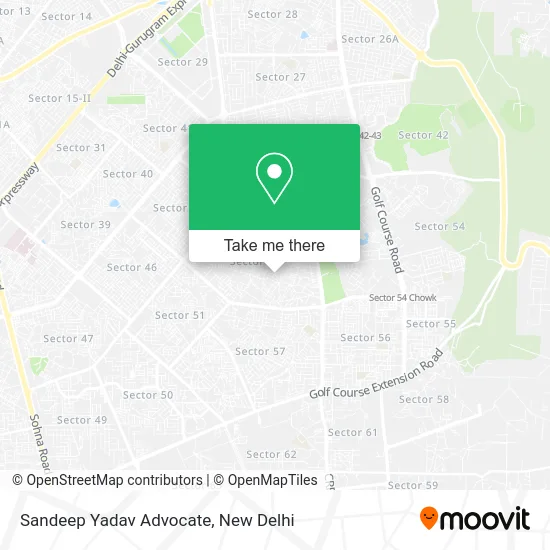 Sandeep Yadav Advocate map