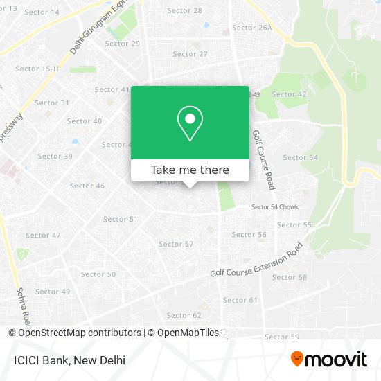 ICICI Bank map