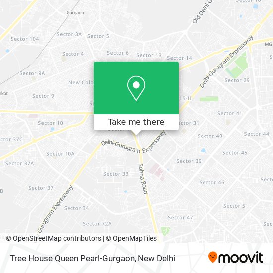 Tree House Queen Pearl-Gurgaon map