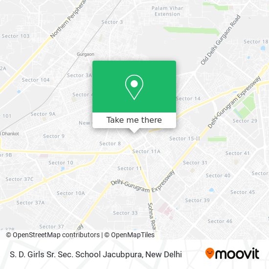 S. D. Girls Sr. Sec. School Jacubpura map