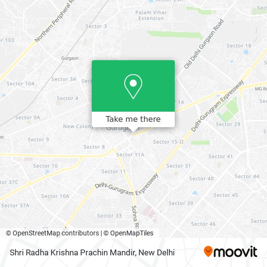 Shri Radha Krishna Prachin Mandir map