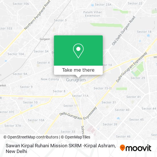 Sawan Kirpal Ruhani Mission SKRM -Kirpal Ashram map