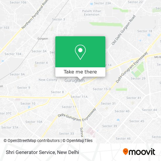 Shri Generator Service map