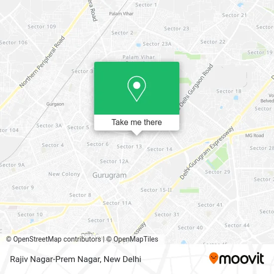 Rajiv Nagar-Prem Nagar map