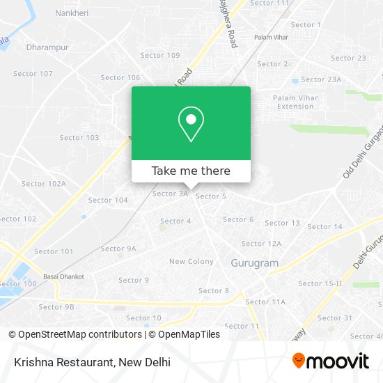 Krishna Restaurant map