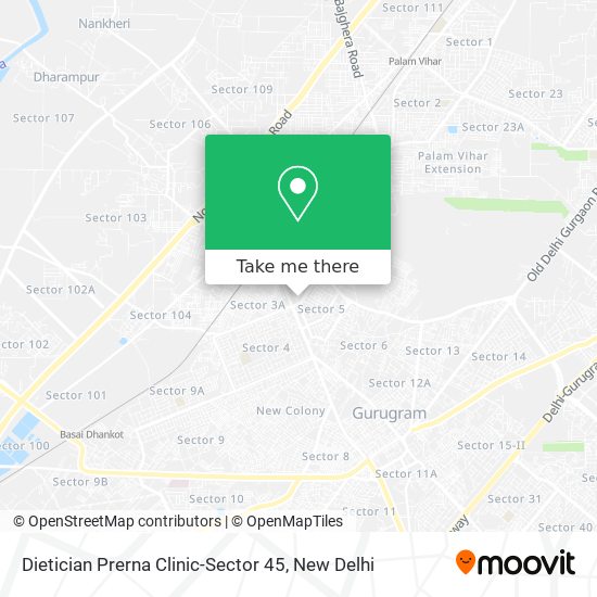 Dietician Prerna Clinic-Sector 45 map