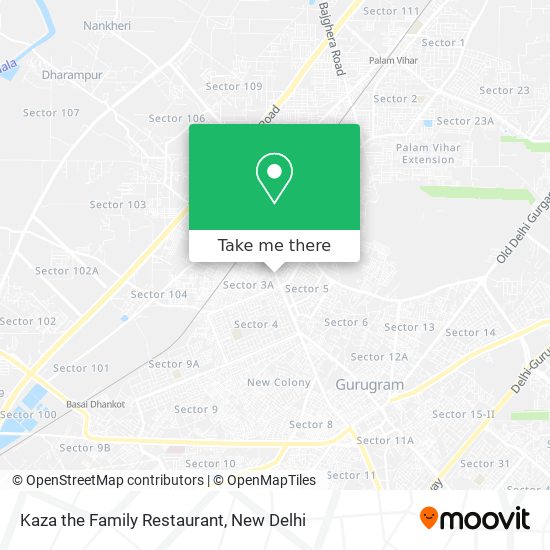Kaza the Family Restaurant map