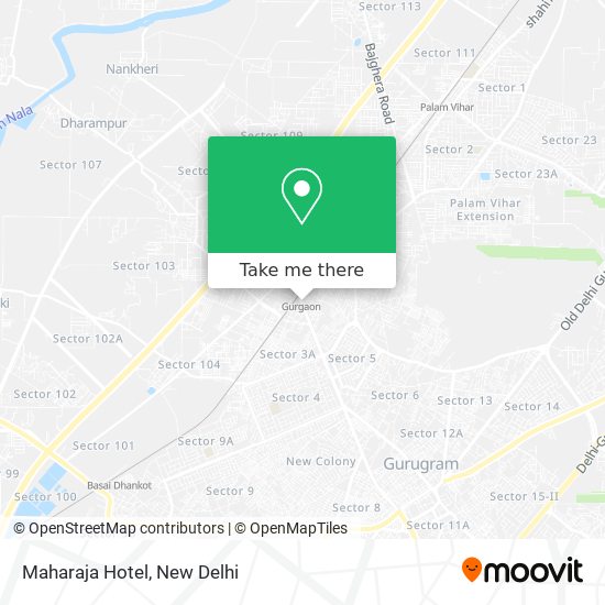 Maharaja Hotel map