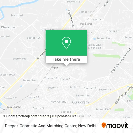 Deepak Cosmetic And Matching Center map