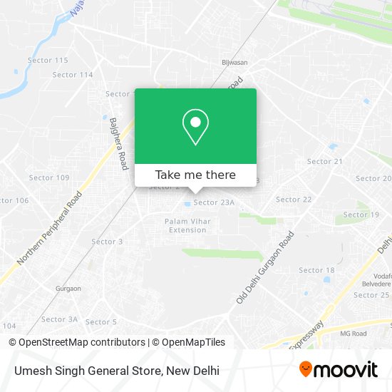 Umesh Singh General Store map