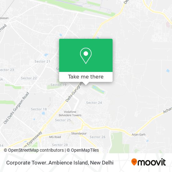 Corporate Tower..Ambience Island map