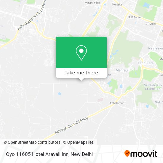 Oyo 11605 Hotel Aravali Inn map