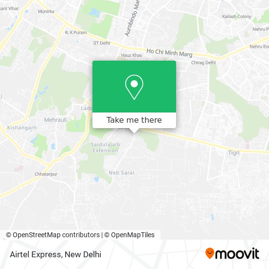 Airtel Express map