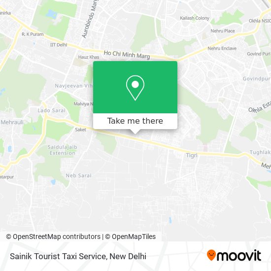 Sainik Tourist Taxi Service map