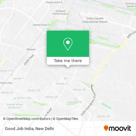 Good Job India map