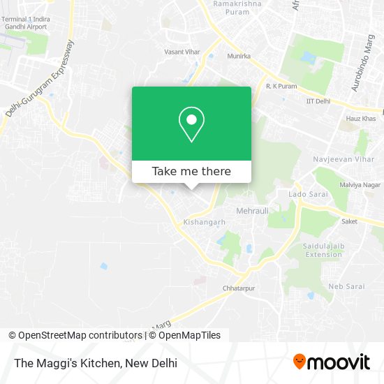 The Maggi's Kitchen map