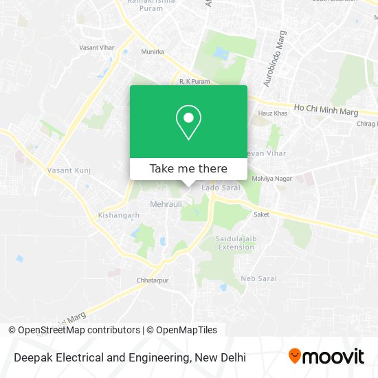 Deepak Electrical and Engineering map