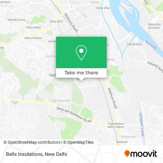 Bells Insulations map