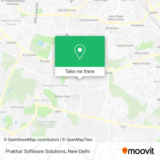 Prakhar Software Solutions map