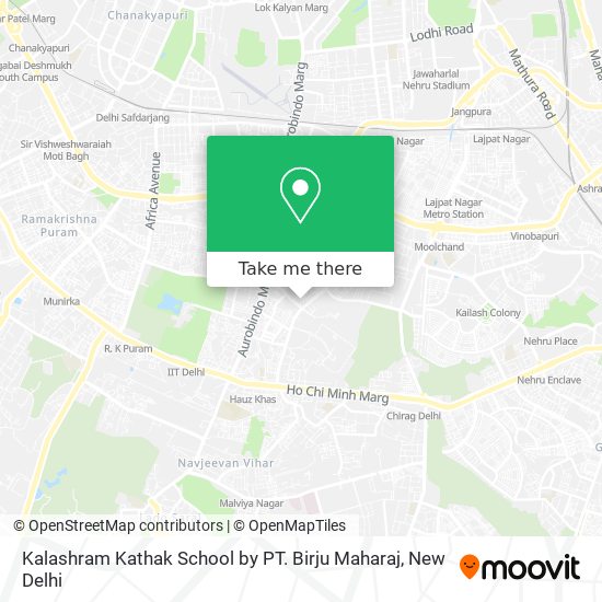 Kalashram Kathak School by PT. Birju Maharaj map