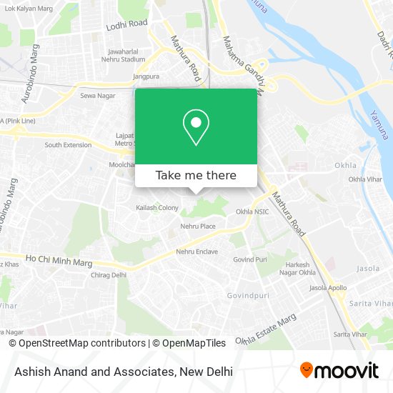 Ashish Anand and Associates map