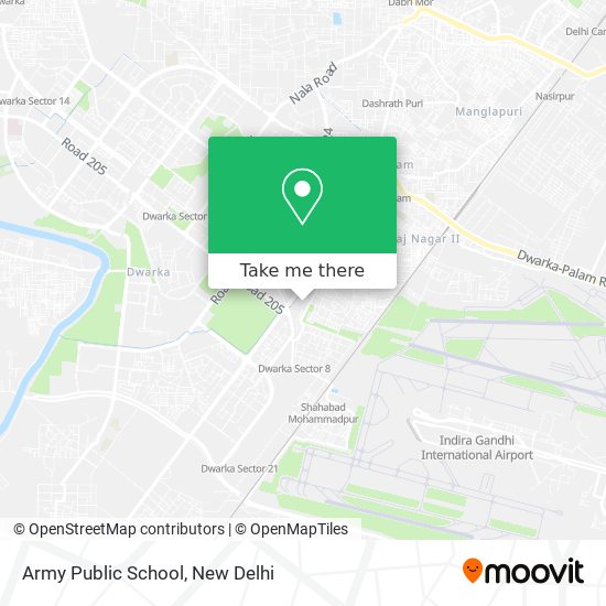 Army Public School map