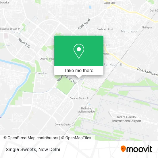 Singla Sweets map