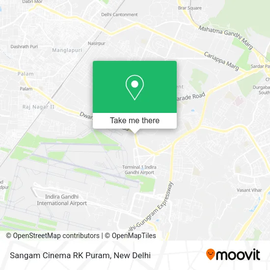 Sangam Cinema RK Puram map