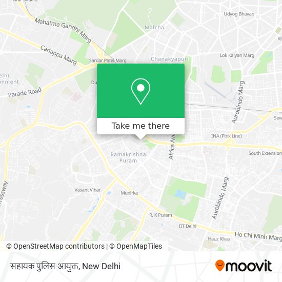 सहायक पुलिस आयुक्त map