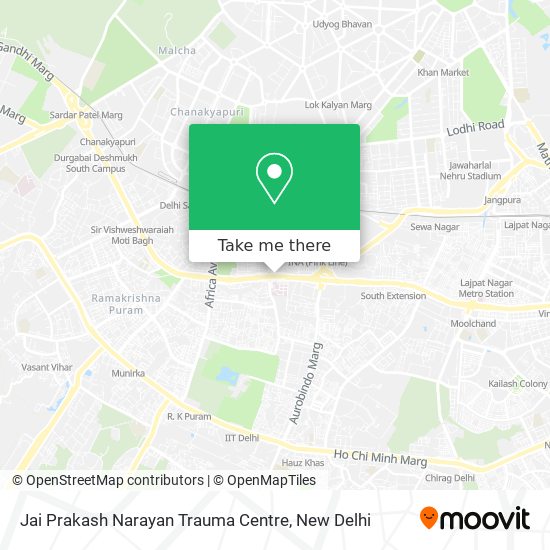 Jai Prakash Narayan Trauma Centre map