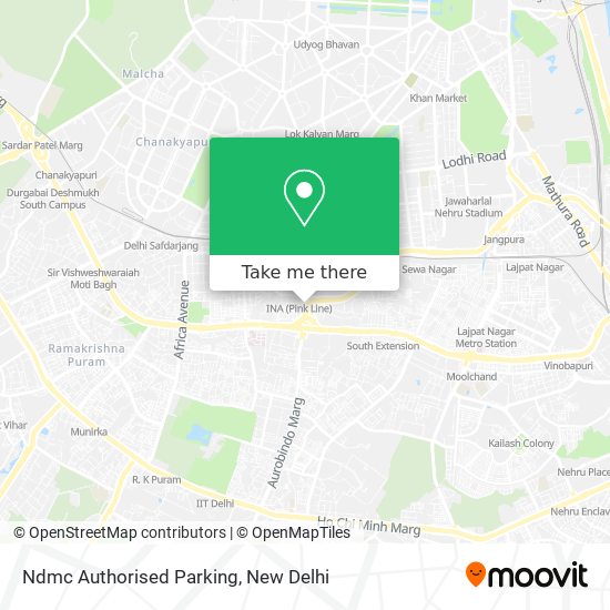 Ndmc Authorised Parking map