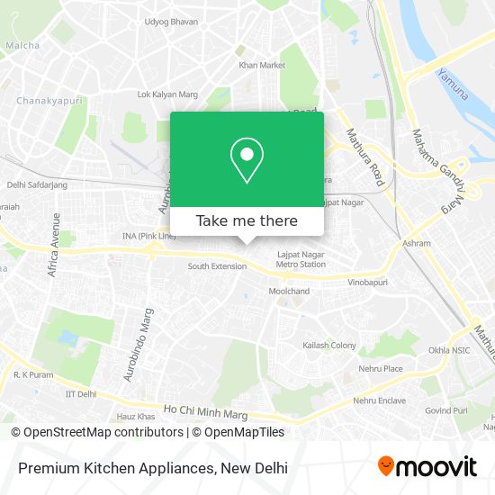 Premium Kitchen Appliances map