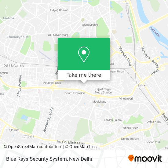 Blue Rays Security System map