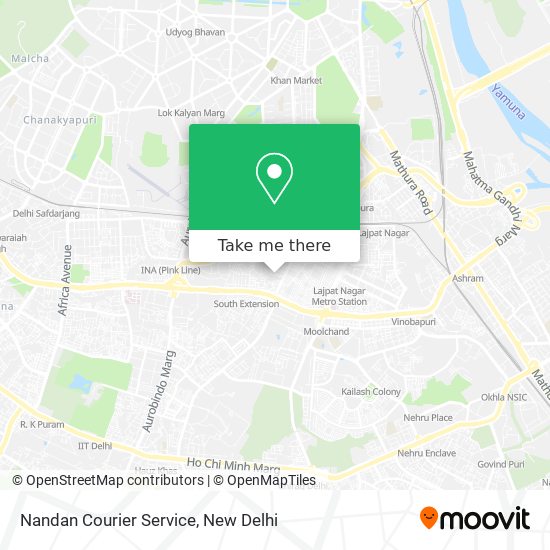 Nandan Courier Service map