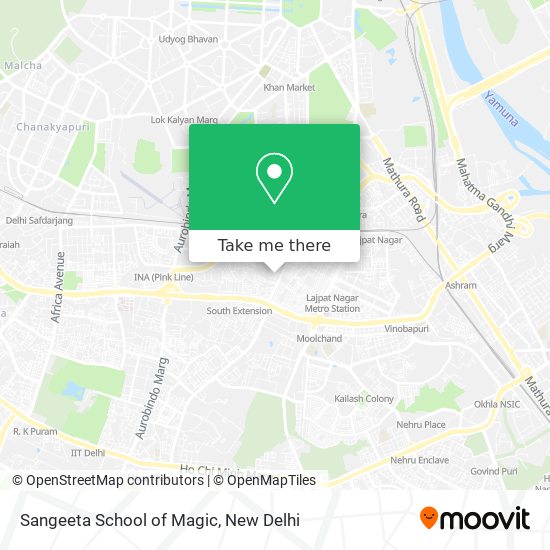 Sangeeta School of Magic map