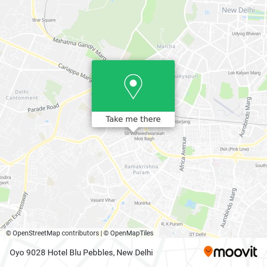 Oyo 9028 Hotel Blu Pebbles map