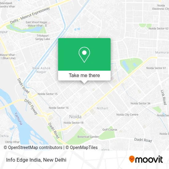 Info Edge India map