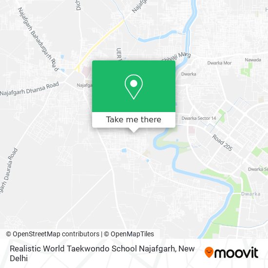 Realistic World Taekwondo School Najafgarh map