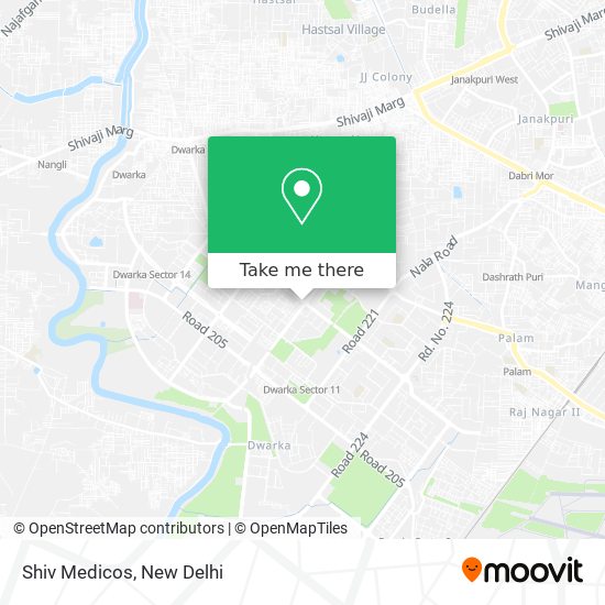 Shiv Medicos map