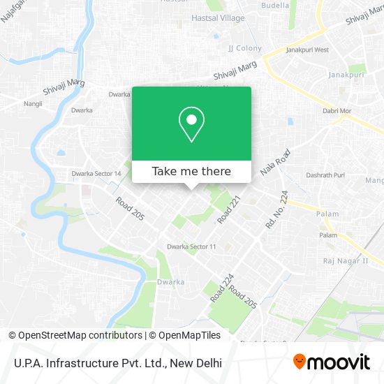 U.P.A. Infrastructure Pvt. Ltd. map