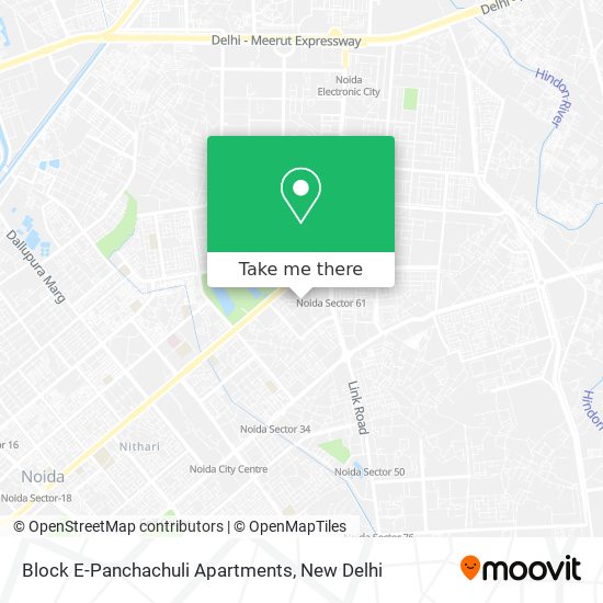 Block E-Panchachuli Apartments map