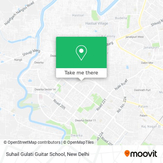 Suhail Gulati Guitar School map